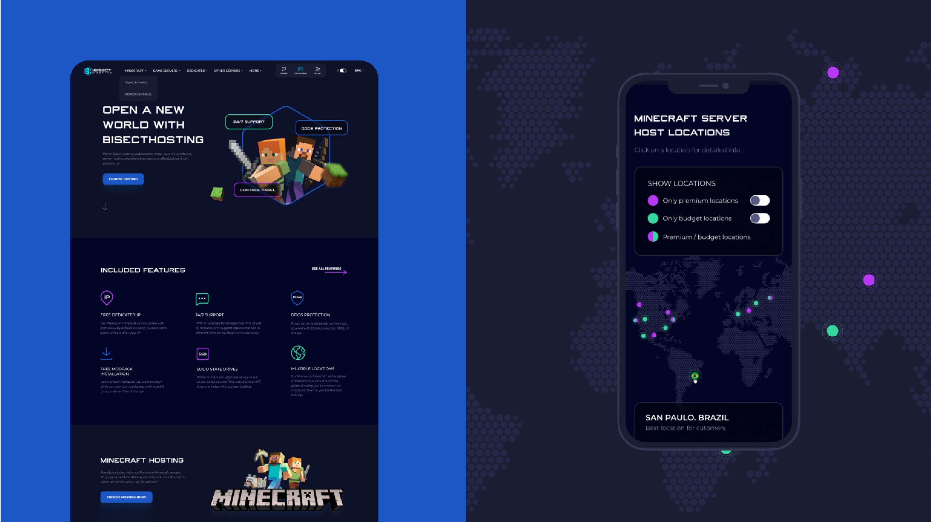 Bisect Hosting: хостинговий сервіс для Minecraft та інших ігор