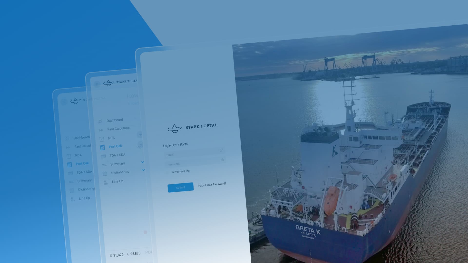 Stark Portal: система розрахунку та управління суднозаходами