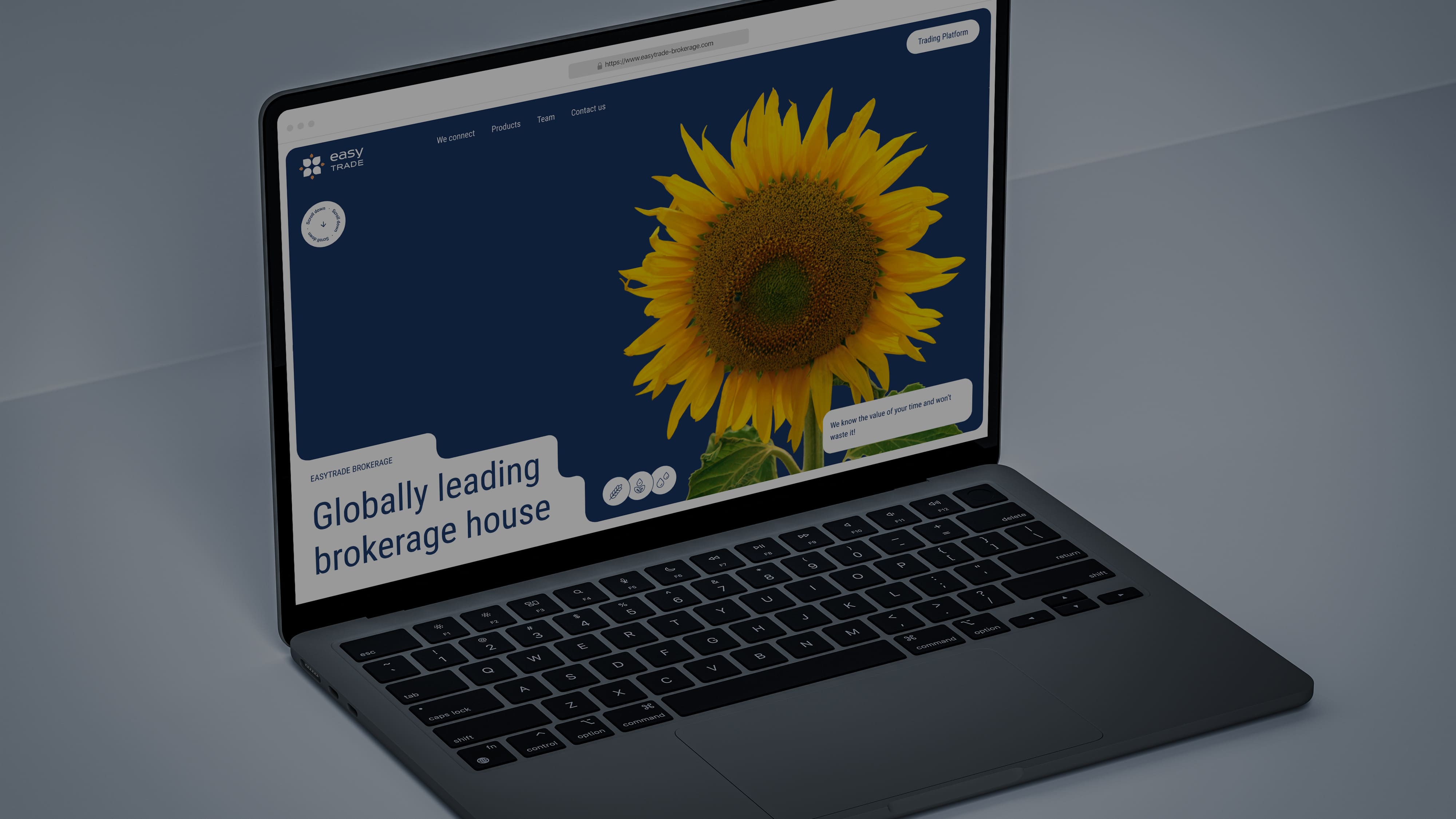Розробка сайту для брокерської компанії Easy Trade