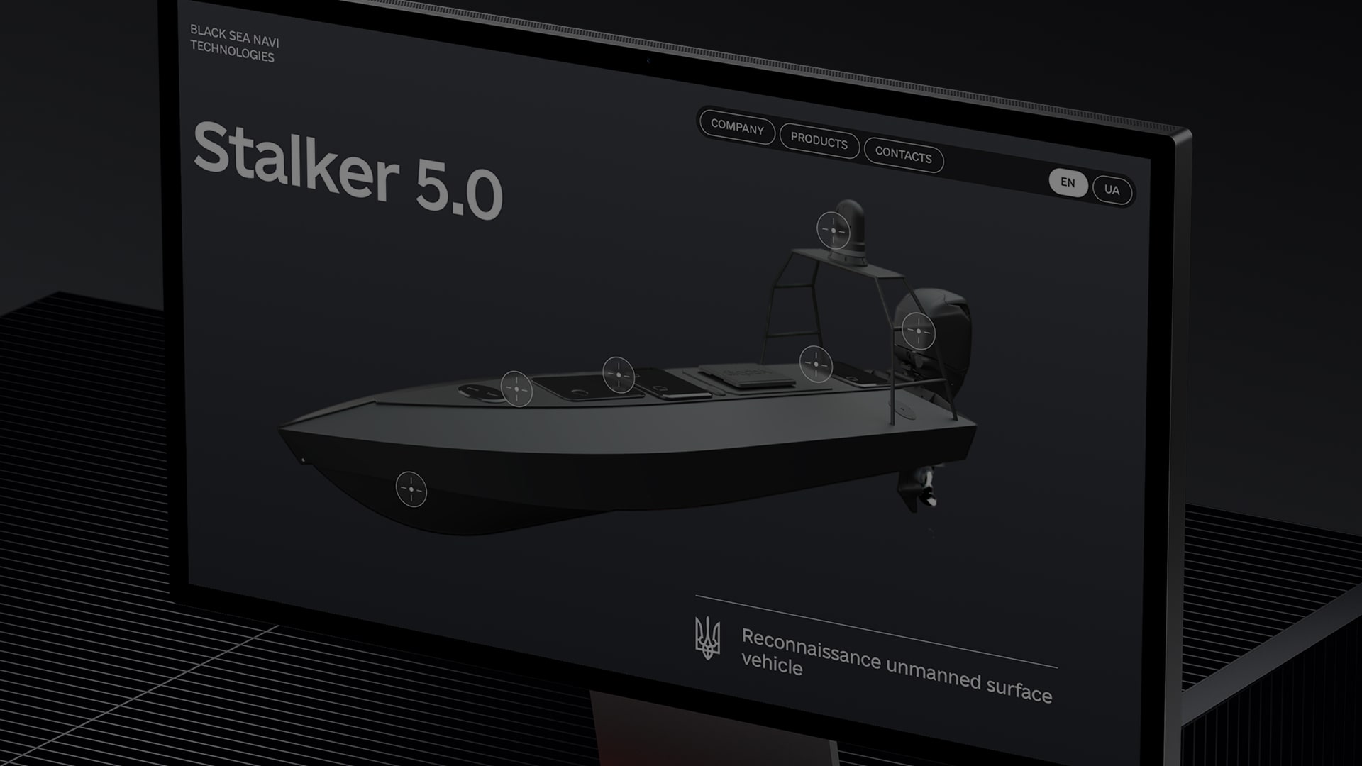 Дизайн та розробка сайту для BSNT Drones