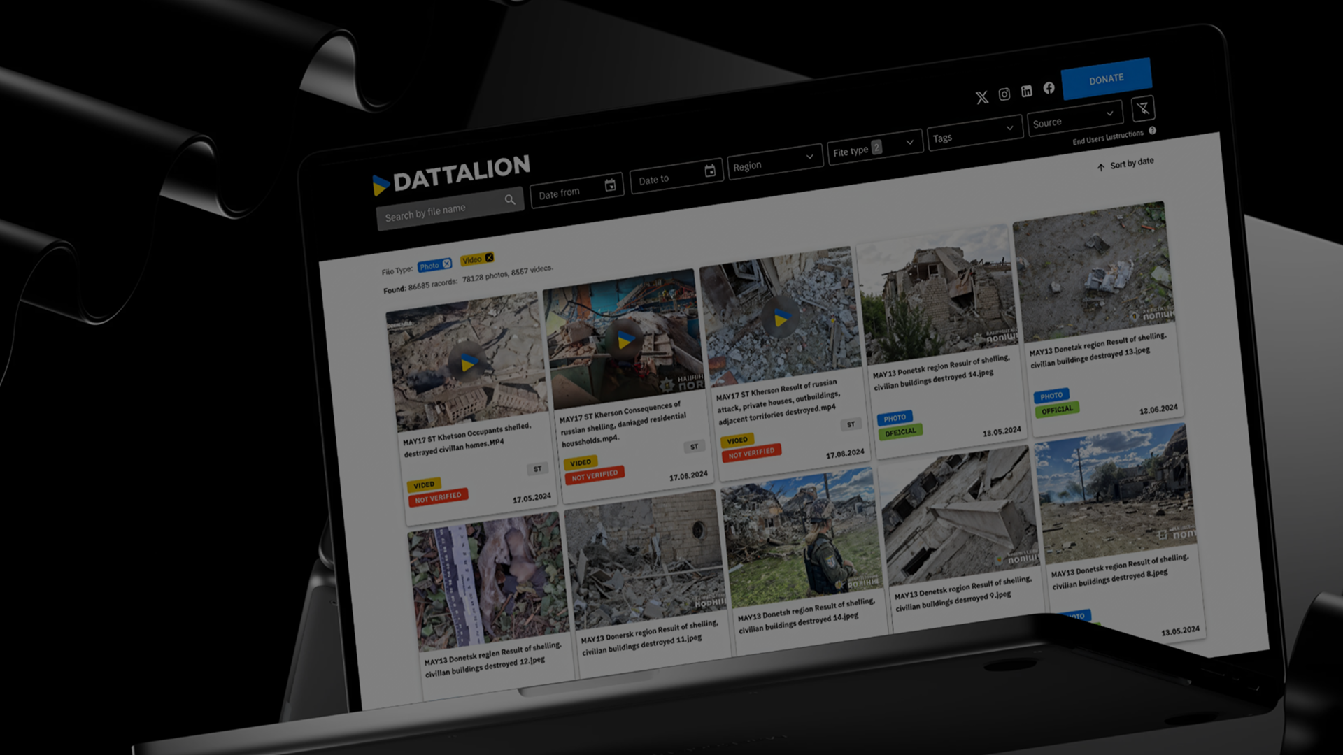 Платформа світового рівня для збору воєнних злочинів